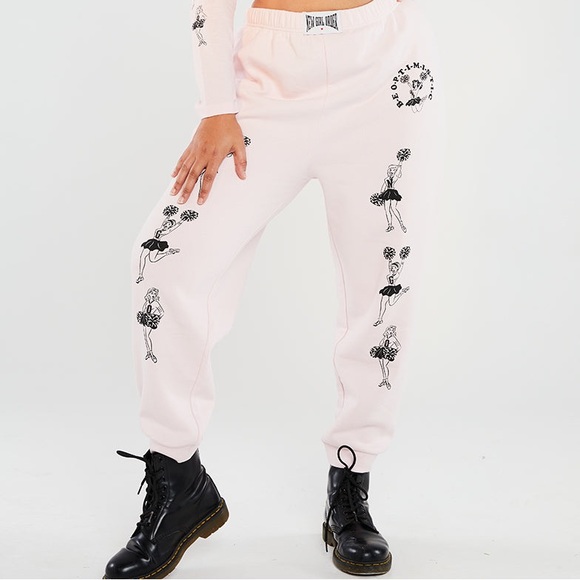 New Girl Order Pants - NEW GIRL ORDER CHEER JOGGERS SIZE 12 NOVELTY CHEERLEADER COMFY SWEATPANTS